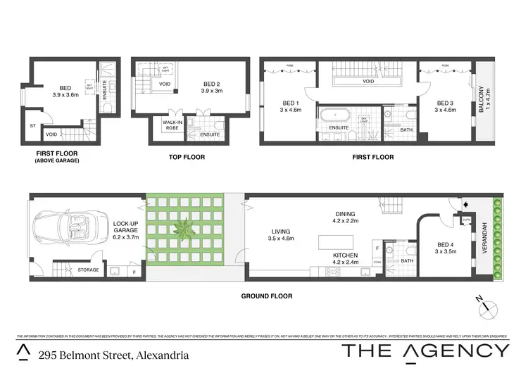 Floorplan of Homely house listing, 295 Belmont Street, Alexandria NSW 2015