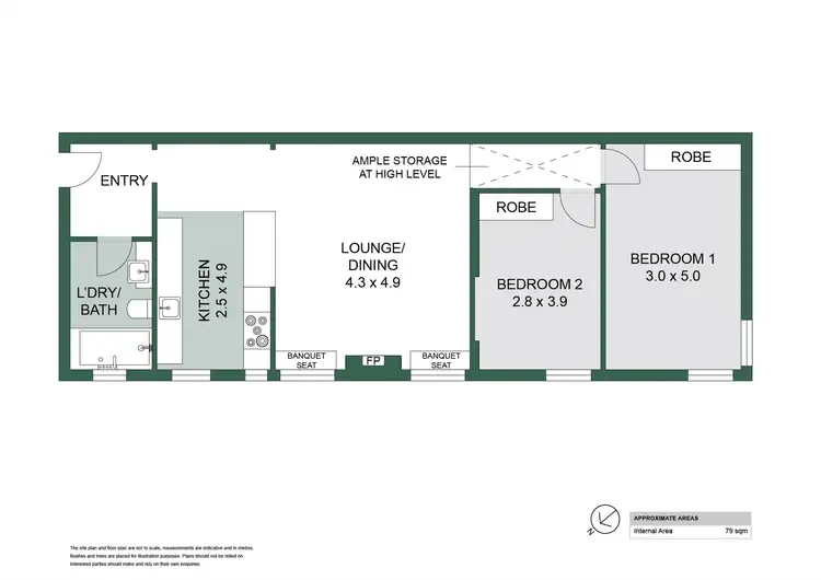 Floorplan of Homely apartment listing, 3/79 Kurraba Road, Kurraba Point NSW 2089