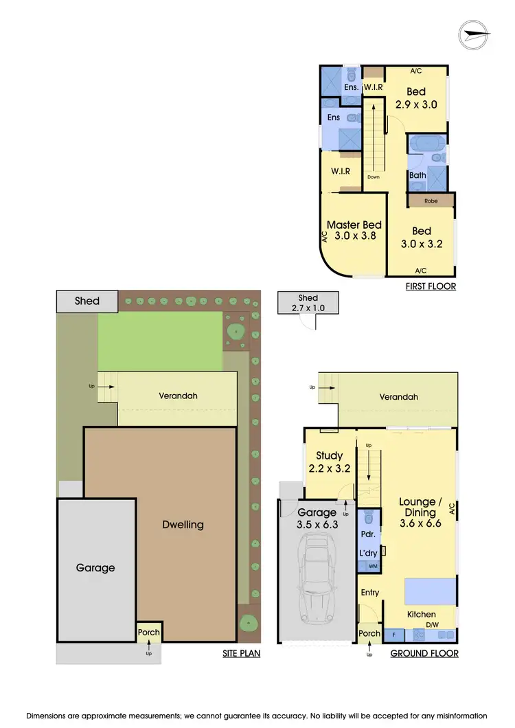 Floorplan of Homely townhouse listing, 2/7 David Street, Altona VIC 3018