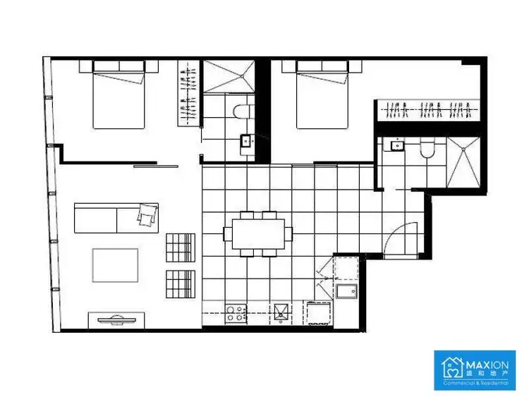 Floorplan of Homely apartment listing, 319/35 Malcolm Street, South Yarra VIC 3141