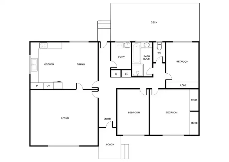 Floorplan of Homely house listing, 3 Tobin Place, Holder ACT 2611