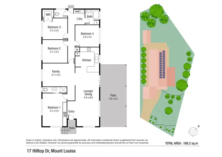 Floorplan of Homely house listing, 17 Hilltop Drive, Mount Louisa QLD 4814
