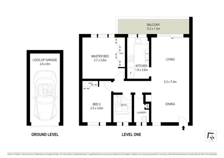 Floorplan of Homely apartment listing, 30/43-51 Helen Street, Lane Cove NSW 2066