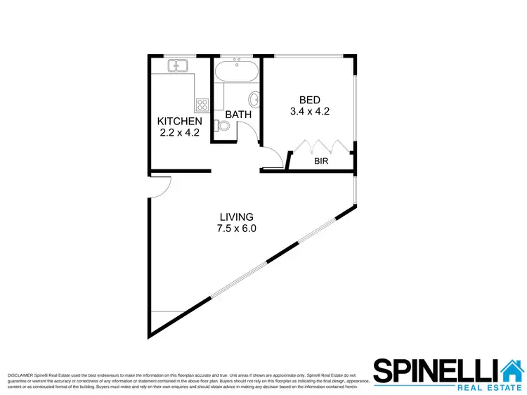 Floorplan of Homely apartment listing, 1/2-4 Corrimal Street, Wollongong NSW 2500