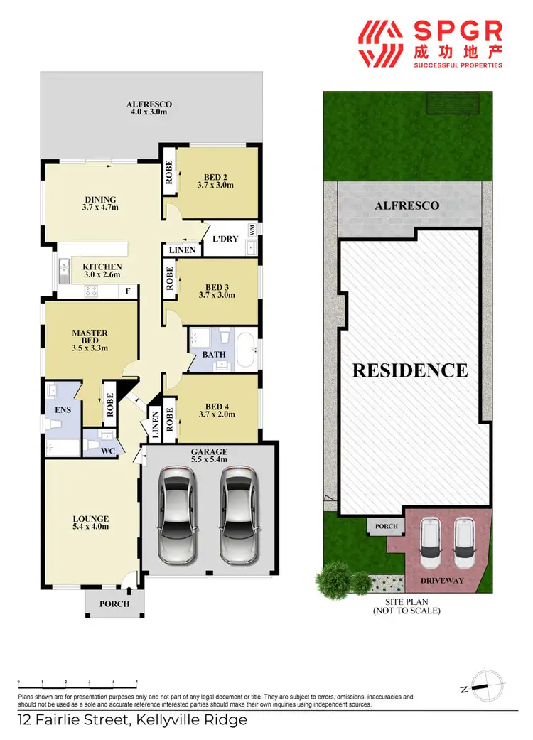 Floorplan of Homely house listing, 12 Fairlie Street, Kellyville Ridge NSW 2155
