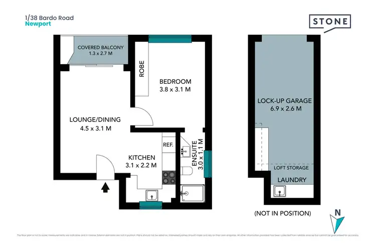 Floorplan of Homely apartment listing, 1/38 Bardo Road, Newport NSW 2106