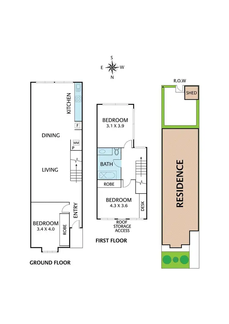 Floorplan of Homely house listing, 25 Otter Street, Collingwood VIC 3066