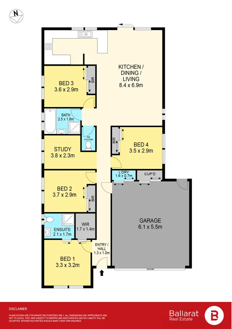 Floorplan of Homely house listing, 19 Estlley Court, Canadian VIC 3350