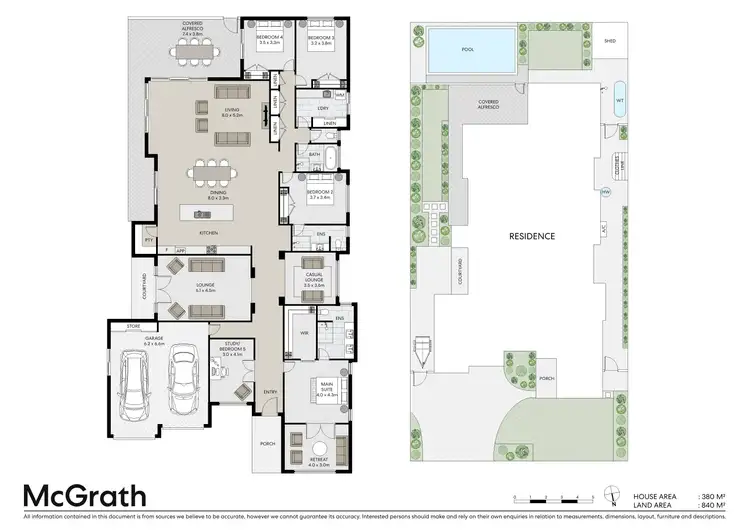 Floorplan of Homely house listing, 5 Landsdowne Street, Pelican Waters QLD 4551