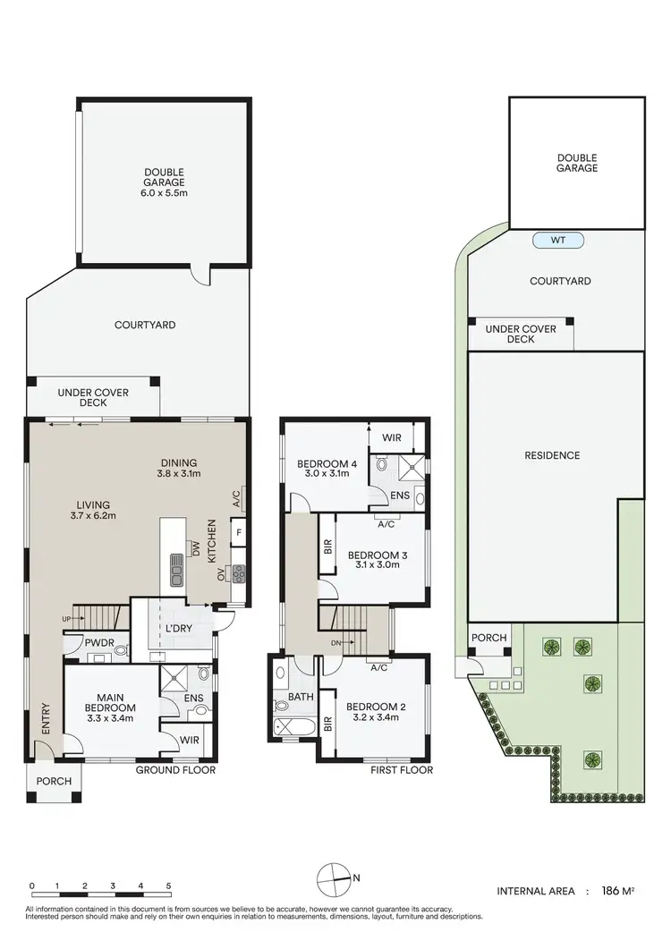 Floorplan of Homely townhouse listing, 1/26 Clarevale Street, Clayton South VIC 3169