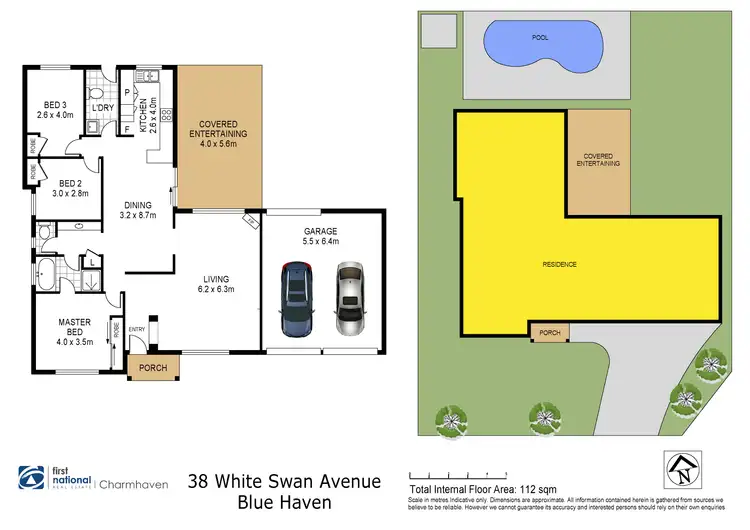 Floorplan of Homely house listing, 38 White Swan Avenue, Blue Haven NSW 2262