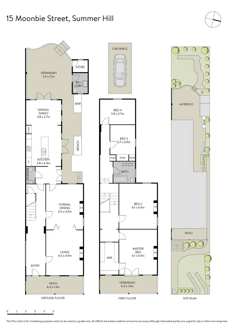 Floorplan of Homely house listing, 15 Moonbie Street, Summer Hill NSW 2130