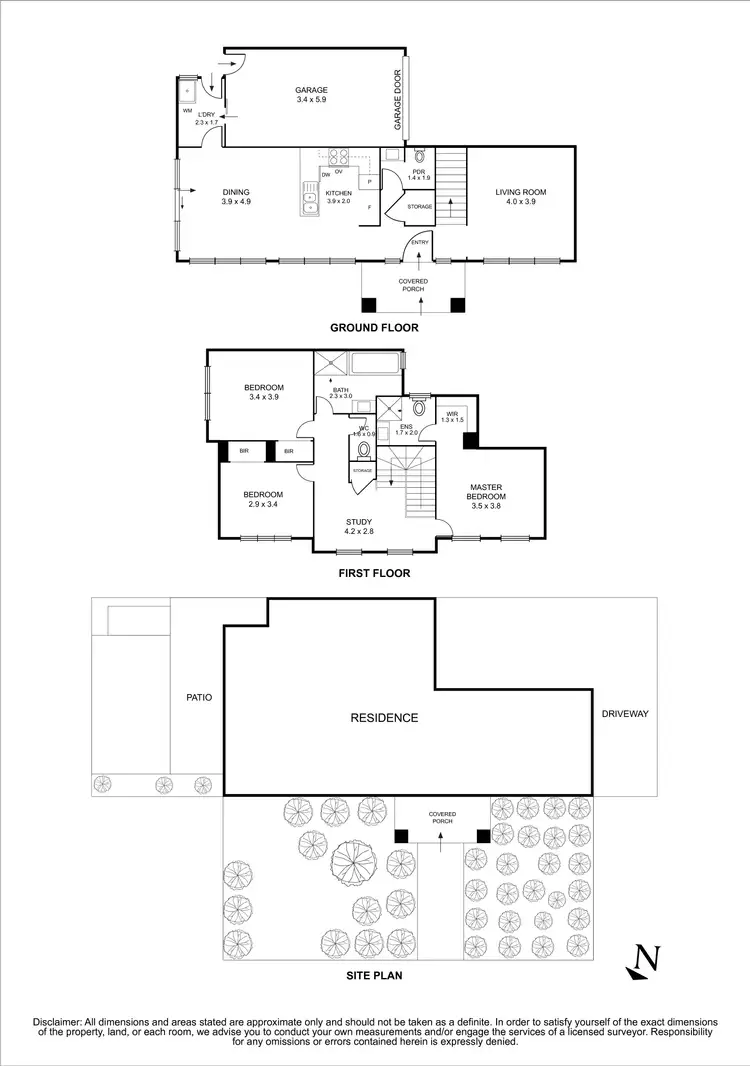 Floorplan of Homely townhouse listing, 1/10 Tekapo Crescent, Taylors Lakes VIC 3038