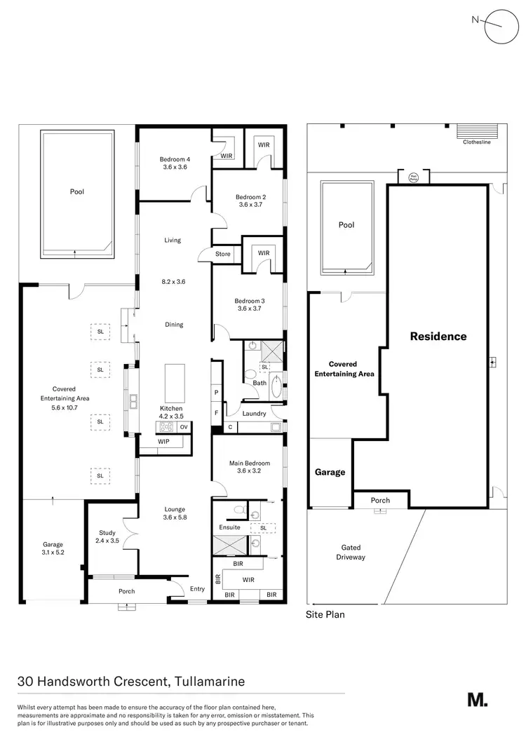 Floorplan of Homely house listing, 30 Handsworth Crescent, Tullamarine VIC 3043