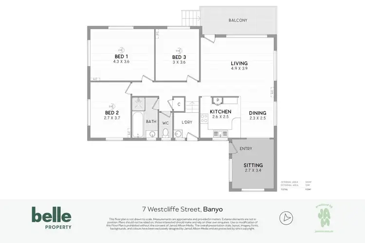 Floorplan of Homely house listing, 7 Westcliffe Street, Banyo QLD 4014