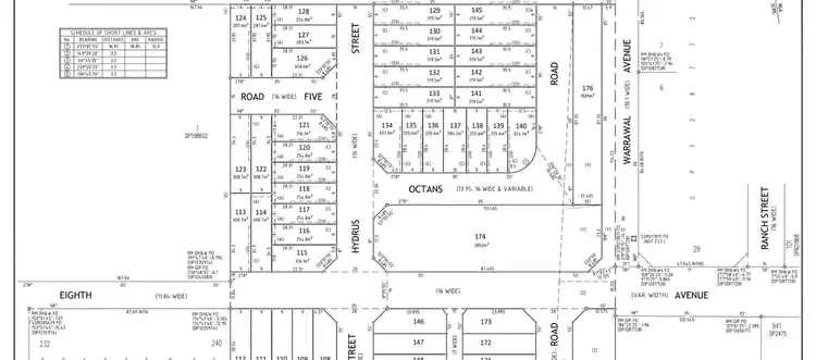 Floorplan of Homely land listing, LOT 124, 24 Kelly Street, Austral NSW 2179