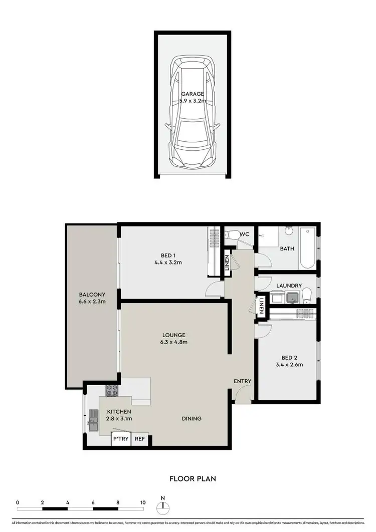 Floorplan of Homely unit listing, 10/50-56 Talara Road, Gymea NSW 2227