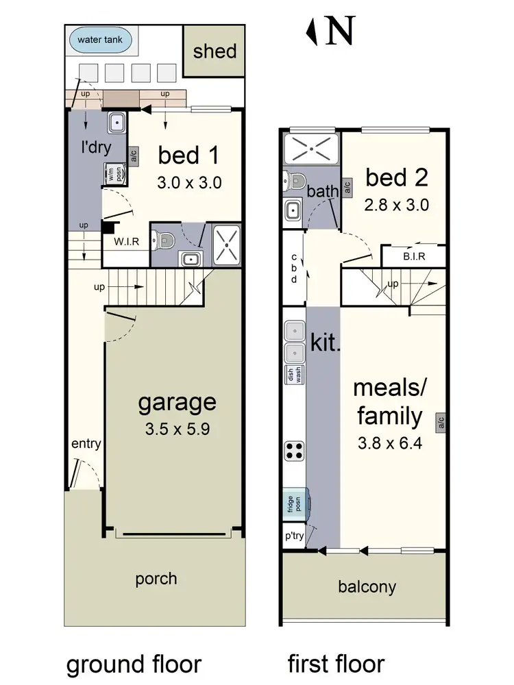 Floorplan of Homely unit listing, 5/8 Nicholas Street, Lilydale VIC 3140