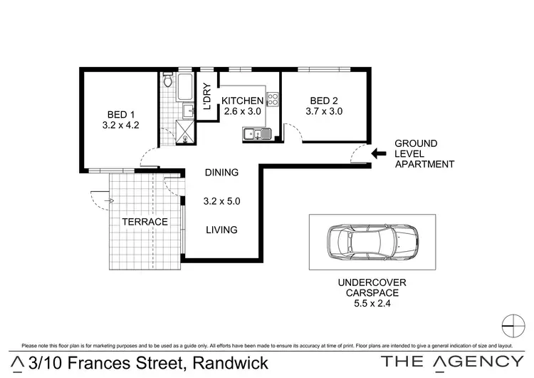 Floorplan of Homely apartment listing, 3/10 Frances Street, Randwick NSW 2031