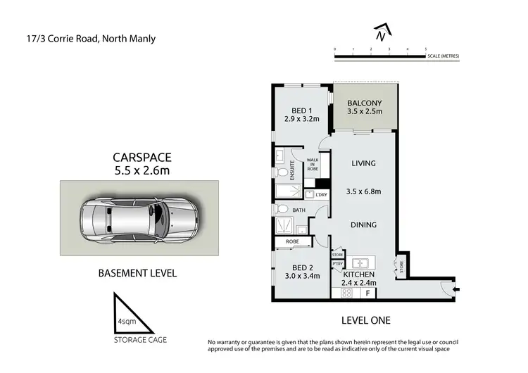 Floorplan of Homely apartment listing, 17/3 Corrie Road, North Manly NSW 2100