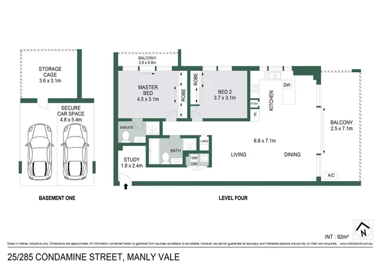 Floorplan of Homely apartment listing, 25/285 Condamine Street, Manly Vale NSW 2093