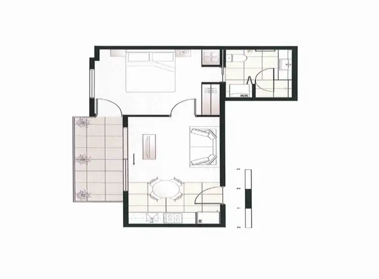 Floorplan of Homely apartment listing, 103/200 St Kilda Road, St Kilda VIC 3182