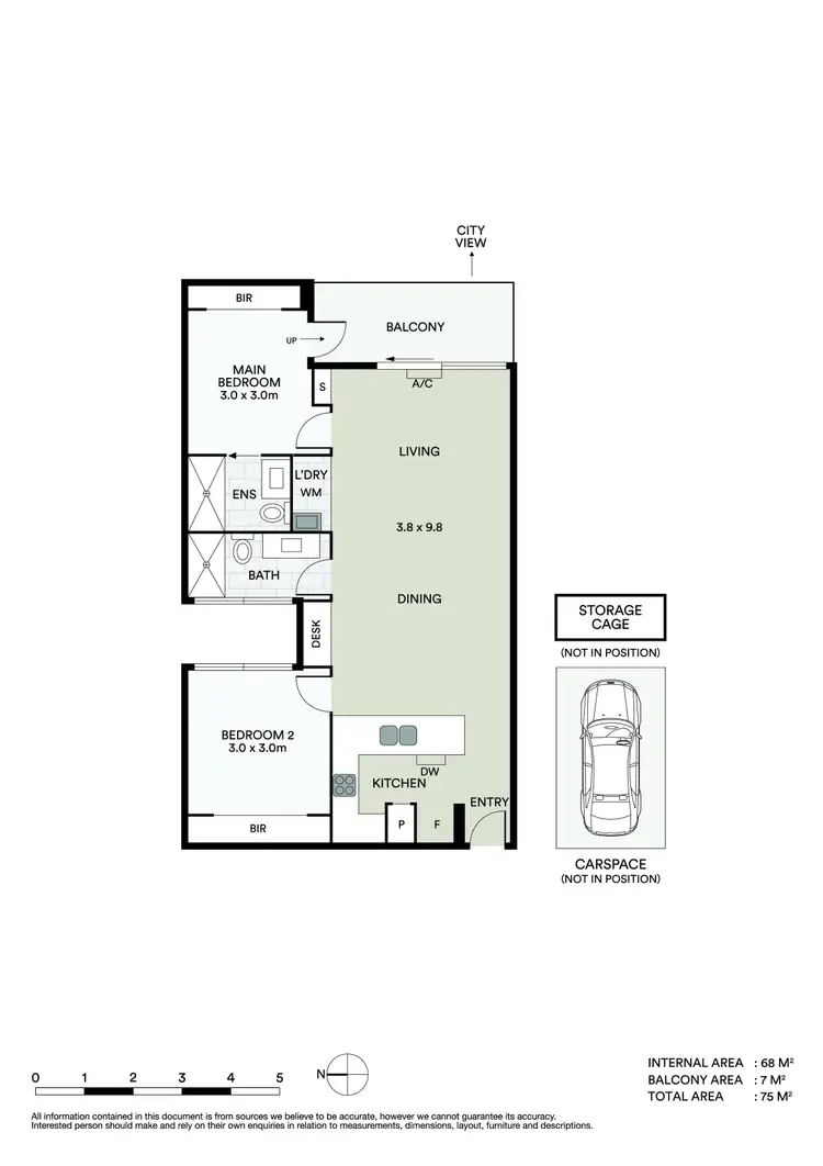 Floorplan of Homely apartment listing, 414/90 Buckley Street, Footscray VIC 3011