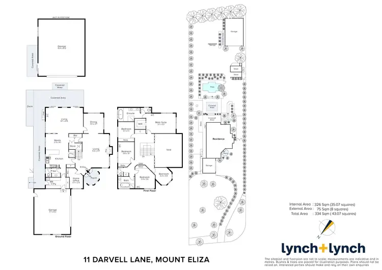 Floorplan of Homely house listing, 11 Darvell Lane, Mount Eliza VIC 3930