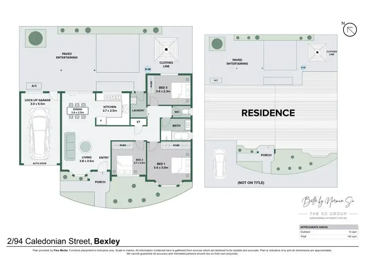 Floorplan of Homely townhouse listing, 2/94 Caledonian Street, Bexley NSW 2207