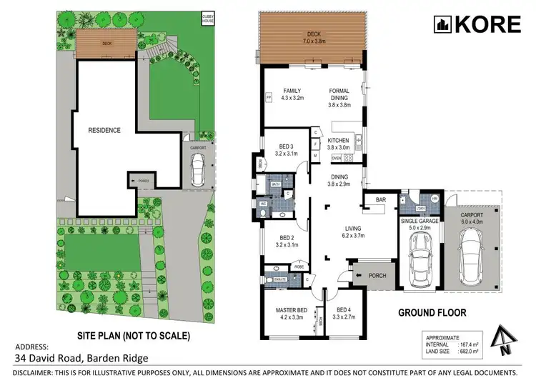 Floorplan of Homely house listing, 34 David Road, Barden Ridge NSW 2234