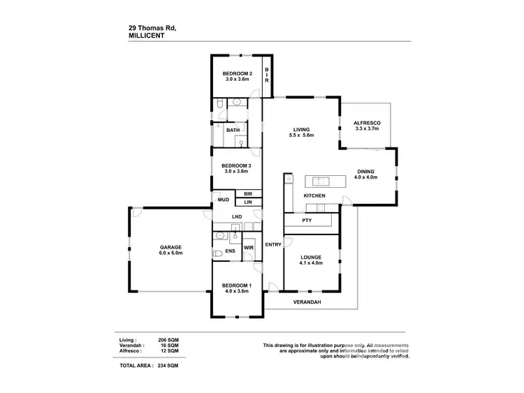 Floorplan of Homely house listing, 29 Thomas Road, Rocky Camp SA 5280