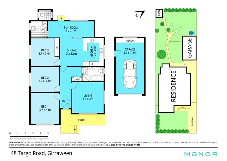Floorplan of Homely house listing, 48 Targo Road, Girraween NSW 2145