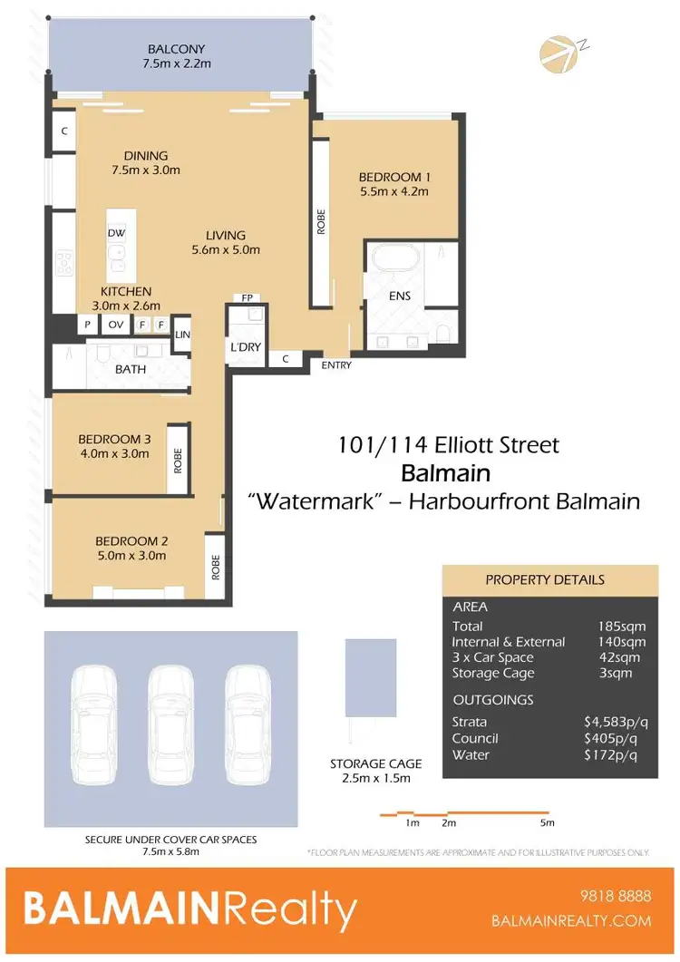 Floorplan of Homely apartment listing, 101/114 Elliott Street, Balmain NSW 2041