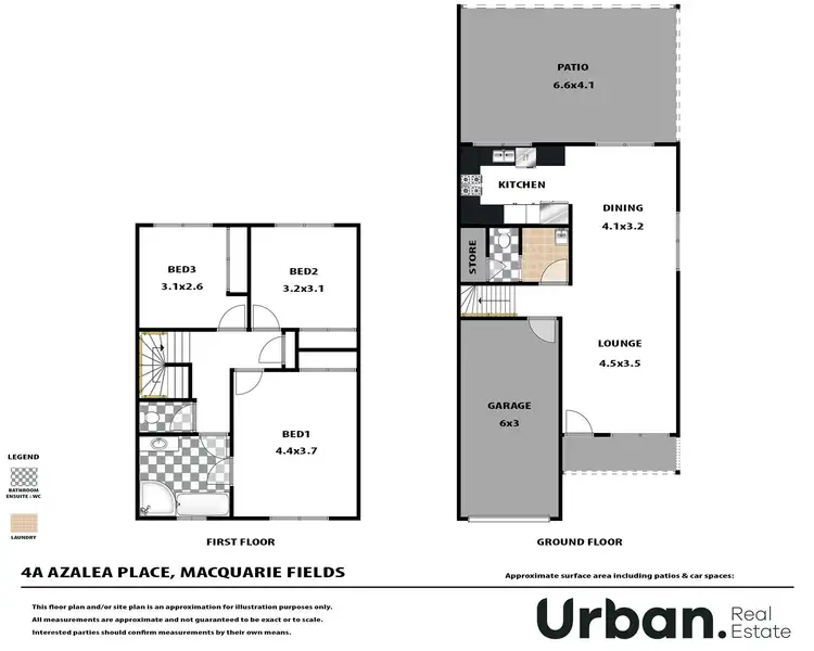 Floorplan of Homely house listing, 4A Azalea Place, Macquarie Fields NSW 2564