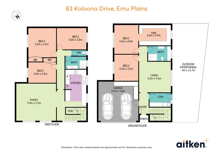 Floorplan of Homely house listing, 83 Koloona Drive, Emu Plains NSW 2750