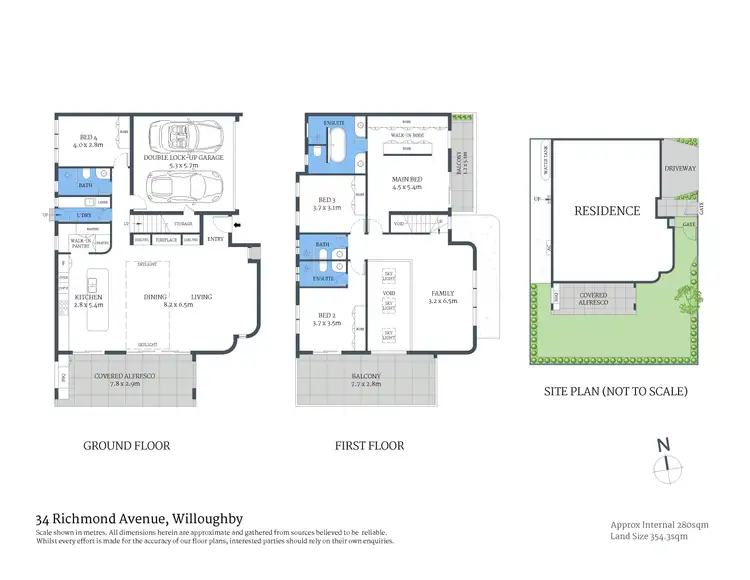 Floorplan of Homely house listing, 34 Richmond Avenue, Willoughby NSW 2068