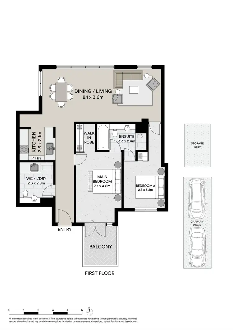 Floorplan of Homely apartment listing, 29/107 Macpherson Street, Bronte NSW 2024