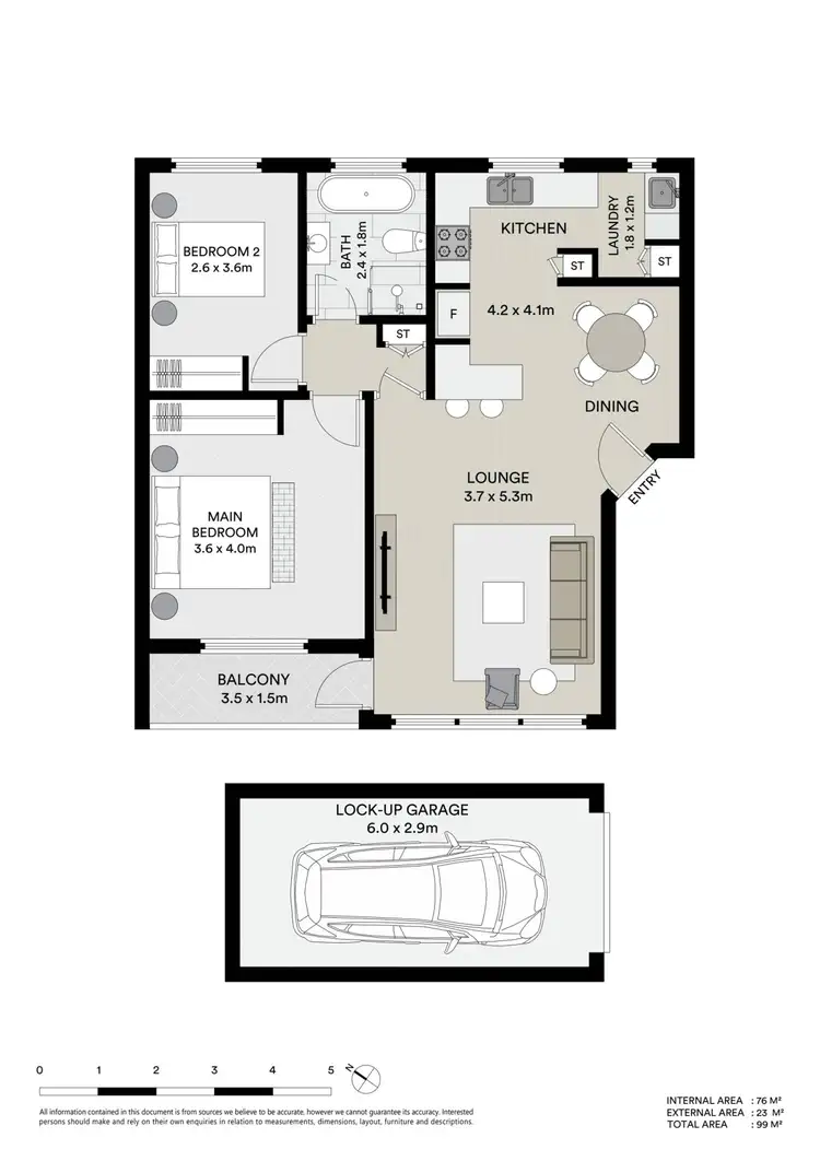 Floorplan of Homely apartment listing, 18/34 Gladstone Street, Bexley NSW 2207