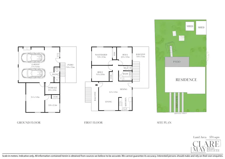 Floorplan of Homely house listing, 5 Bowline Street, Jamboree Heights QLD 4074