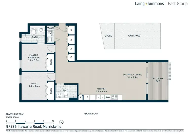 Floorplan of Homely unit listing, 9/236 Illawarra Road, Marrickville NSW 2204