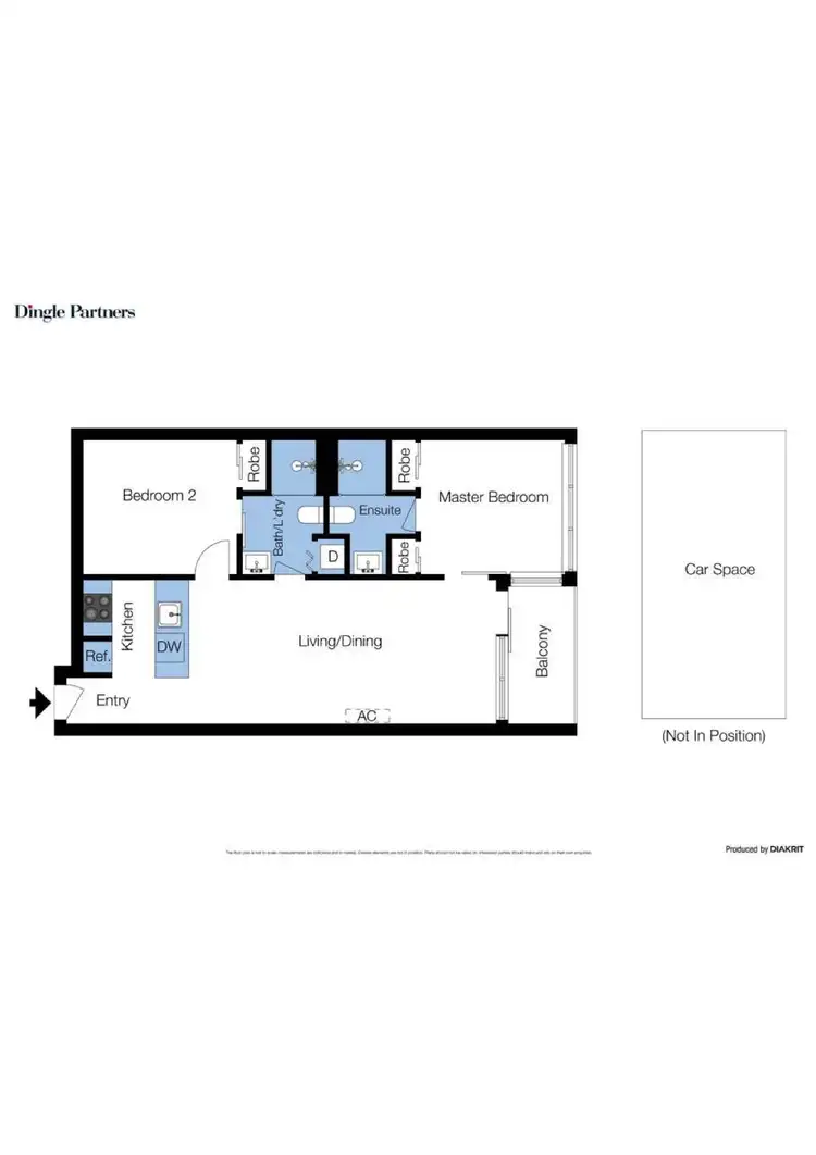 Floorplan of Homely apartment listing, 3507/45 Clarke Street, Southbank VIC 3006