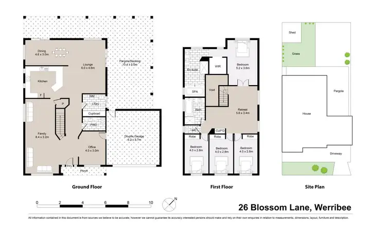 Floorplan of Homely house listing, 26 Blossom Lane, Werribee VIC 3030