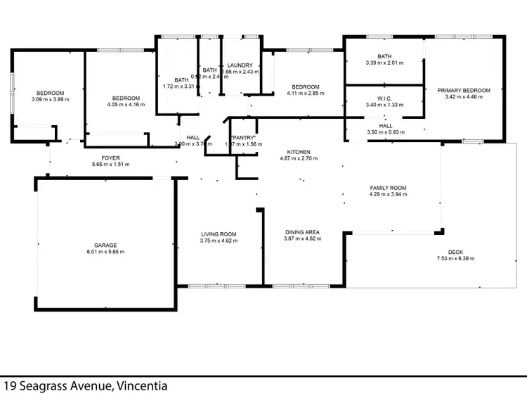 Floorplan of Homely house listing, 19 Seagrass Avenue, Vincentia NSW 2540
