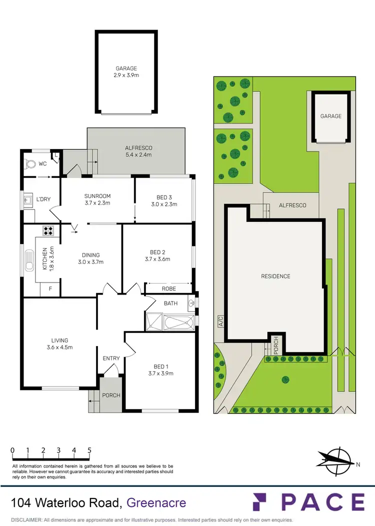 Floorplan of Homely house listing, 104 Waterloo Road, Greenacre NSW 2190