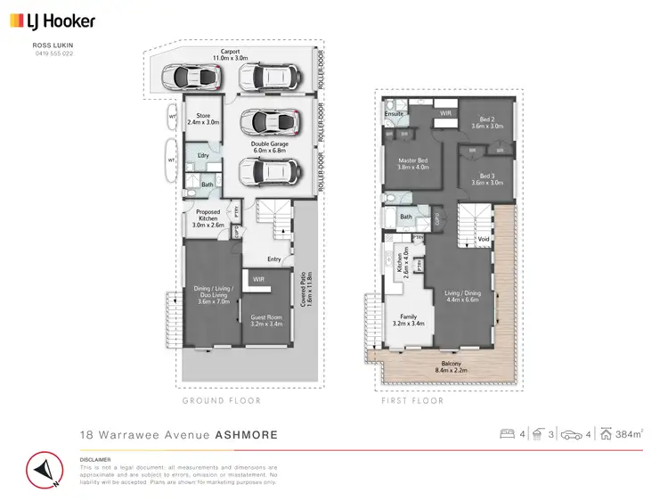 Floorplan of Homely house listing, 18 Warrawee Avenue, Ashmore QLD 4214