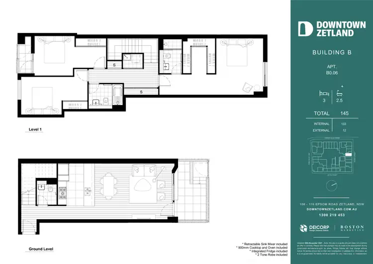 Floorplan of Homely apartment listing, G40/7 Letitia Street, Zetland NSW 2017