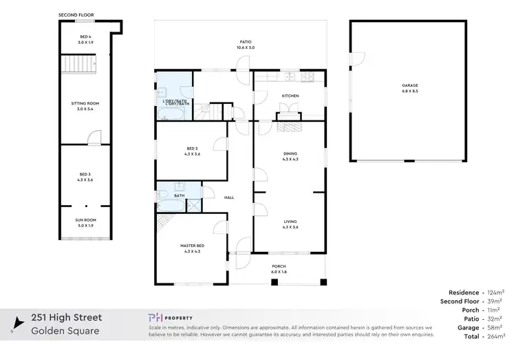 Floorplan of Homely house listing, 251 High Street, Golden Square VIC 3555