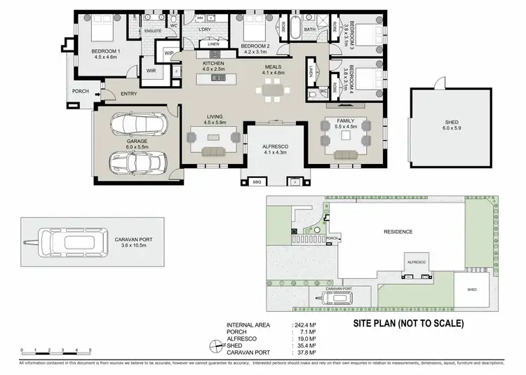 Floorplan of Homely house listing, 121 Mcivor Forest Drive, Junortoun VIC 3551