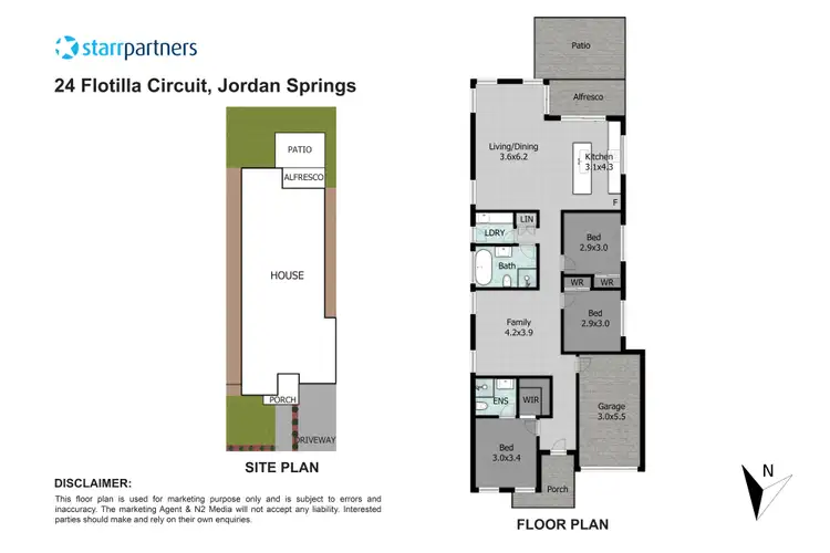 Floorplan of Homely house listing, 24 Flotilla Circuit, Jordan Springs NSW 2747