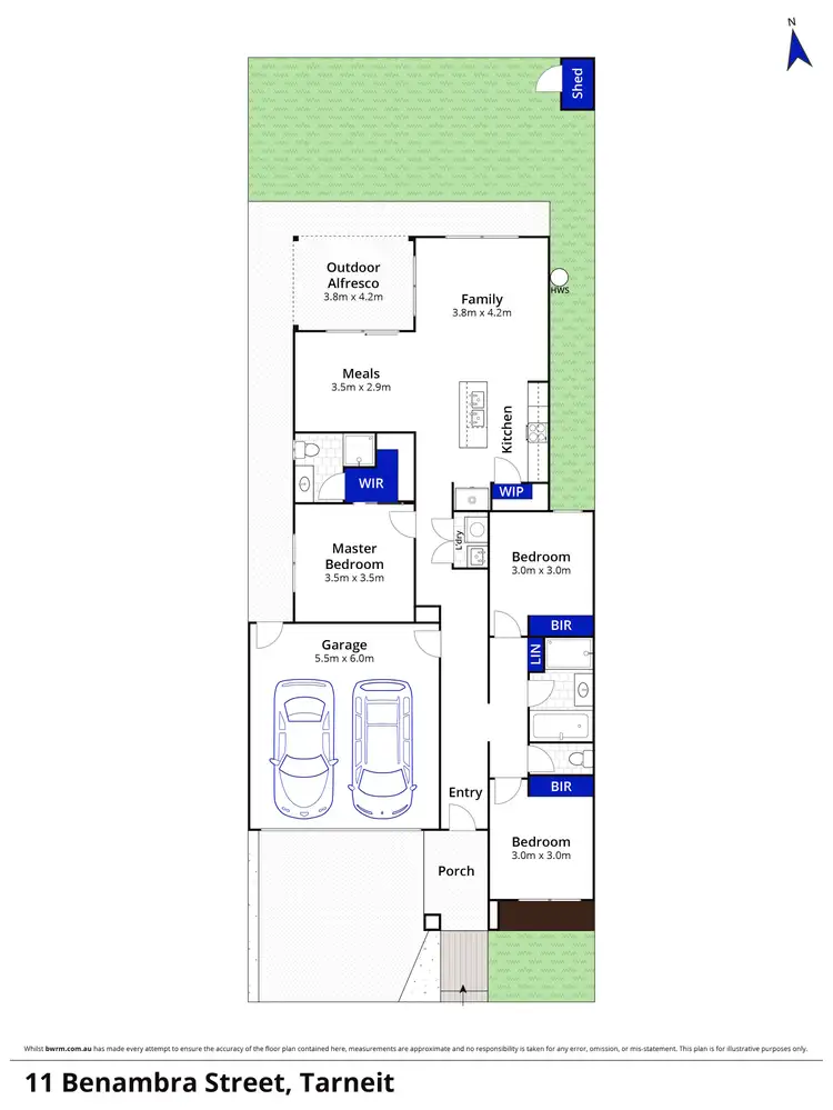 Floorplan of Homely house listing, 11 Benambra Street, Tarneit VIC 3029
